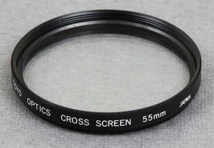 55mm Screw-In Filter TOYO OPTICS CROSS SCREEN Made in Japan - Picture 1 of 1