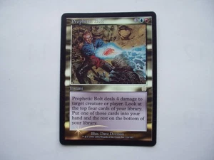 Bein MTG Prophetic Bolt Foil English 4 Magic the Gathering Lightning of Prophecy - Picture 1 of 3