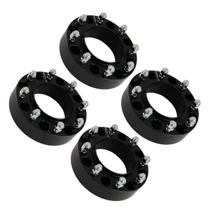 Wheel Spacers 50mm Black for Chevrolet Silverado GMC Sierra HD 2011-2024 8x180mm - Picture 1 of 12