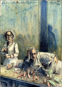 Andreas Noßmann Original - "Arten von Auffälligkeiten" - Picture 1 of 2