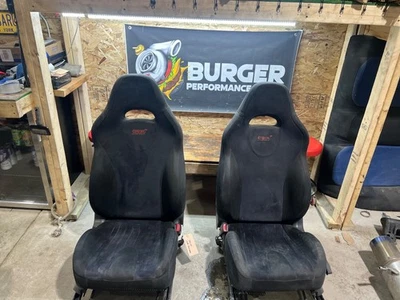 JDM V8 STI 规格 C 座椅 斯巴鲁 Impreza WRX Forester 02-07 04-07 座椅对 原始设备制造商 — 第 1/4 张图片
