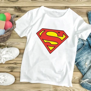 Superman Classic Logo T Shirt and Stickers, Unisex Adult T Shirt Collection - Picture 1 of 42