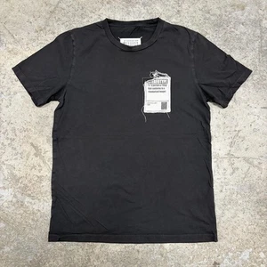 Maison Margiela Hemd Herren Medium 44 Schwarz Stereotyp Patch Designer Streetwear - Bild 1 von 8