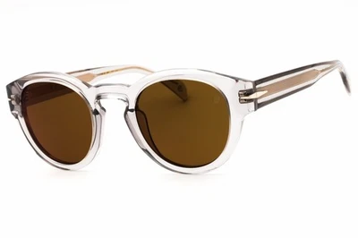 DAVID BECKHAM DB 7110/S KB7 MT Sunglasses Grey Frame Brown Lenses 49mm - Image 1 of 4