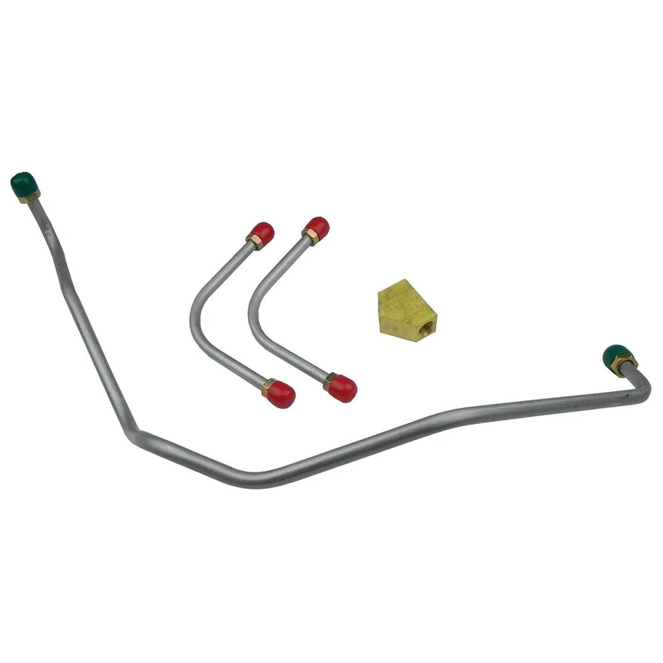 1969-72 Chevrolet Camaro 302/350 Holley Dual Feed 4pc Fuel Pump To Carb Line OE - Image 1 of 4