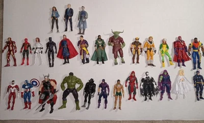 Marvel Legends Spider-Man MCU X-MEN Figures Pre-owned Lot Accessories BAF parts - Image 1 of 4