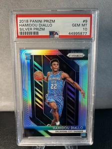 2018-19 Prizm Hamidou Diallo RC Prizms Silver Rookie #9 Thunder PSA 10 - Picture 1 of 2