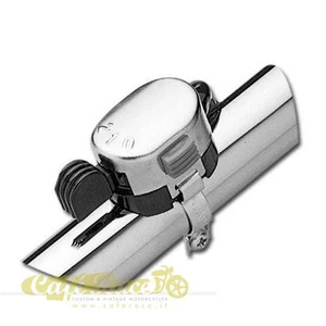 Interruttore 3 posizioni + tasto cromato Ø 25mm vintage caferacer custom - Picture 1 of 1