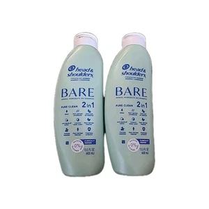 2×Head and Shoulders Bare Pure Clean*08/2026* 2in1 Schuppen Shampoo und - Bild 1 von 2