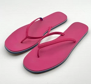 Rothy's Sandals Women's Size 11 Pink Thong Flip Flops Lightly Worn - Picture 1 of 6