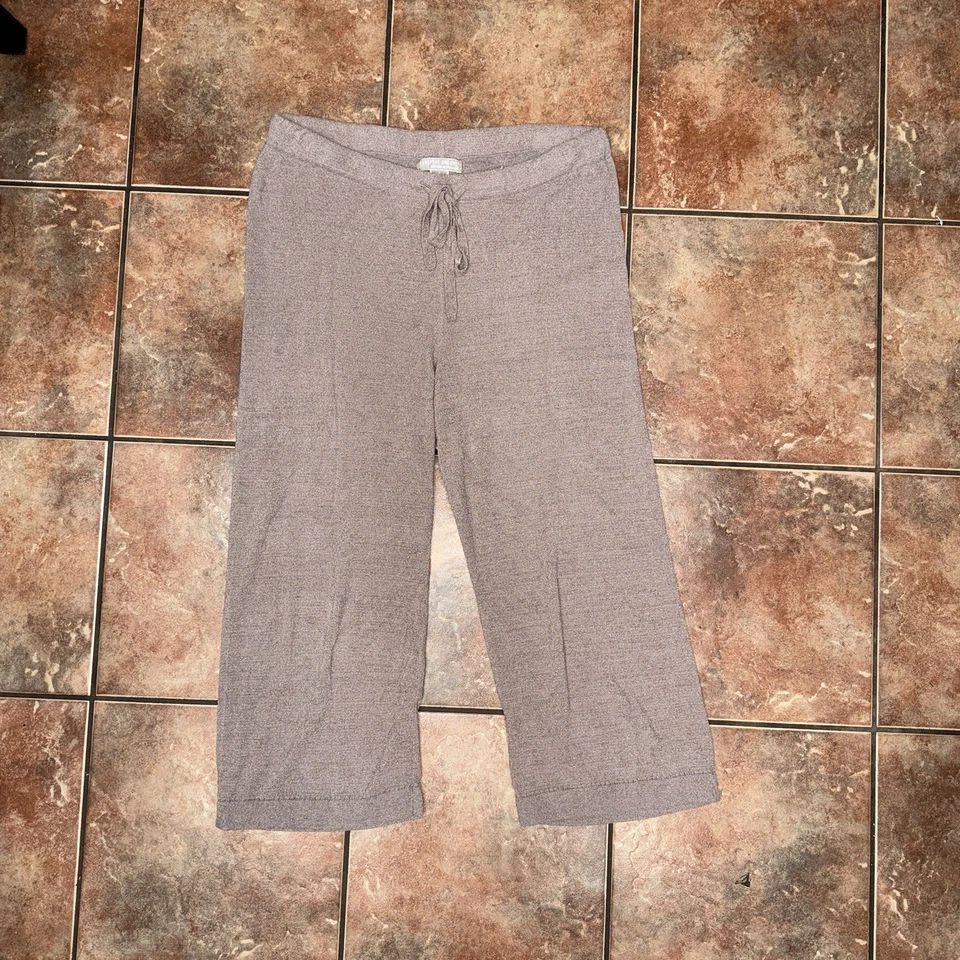 Barefoot Dreams Women’s CozyChic Ultra Lite Culotte Crop Knit Pants Size Large - Image 1 of 4