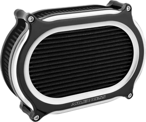 Arlen Ness® Stage 2 Oval Air Cleaner Kit - Black - Bild 1 von 1