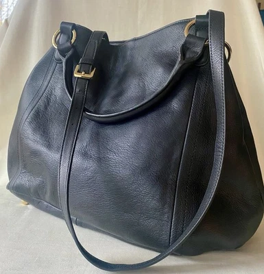 Bolso de hombro grande GILI GOT IT LOVE IT hobo de cuero negro para mujer Foto 1 de 4