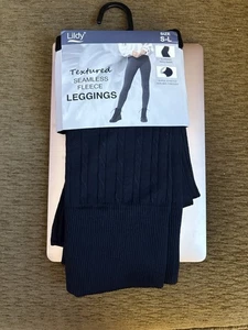 Lilday’s Comfort Leggings. S-L. Schwarz. Strukturierte nahtlose Fleece Leggings. Neu. - Bild 1 von 10