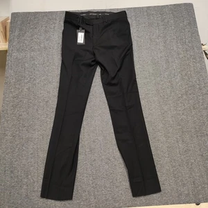 Pantalones de Esmoquin Ron Tomson Para Hombres 38 Negro Mate Agarre Cintura Modelo TP105 Clásico - Imagen 1 de 14