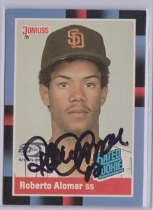 1988 DONRUSS 20TH ANNIVERSARY 2008 #RR22 ROBERTO ALOMAR AUTOGRAPH CARD HOF - Picture 1 of 1