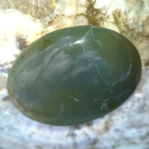 Grüner Mondstein Frauenstein Garnierit Green Moonstone Lebensfreude Nr.A8 - Bild 1 von 6