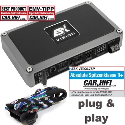 ESX 7-Kanal Verstärker 8-Kanal DSP Bluetooth 900 Watt für BMW RAM Systeme   2019 - Bild 1 von 4