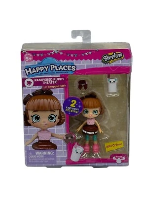 Shopkins Happy Places Pampered Puppy Theater *KIKI CREME* Lil' Shoppie Pack 5+  Foto 1 de 3