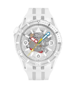 Swatch SCUBAQUA Collection AURELIA AURITA 44mm Quartz White SSCU09K100 New - Picture 1 of 5
