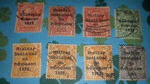 Ireland Eire Irish Postage Stamps. 1922 Used . See Pictures+Description 🧐🇮🇪