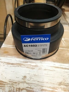 Fernco Flexible Rubber Reducer Coupling Adaptor Pipe Connector 110-160mm Clay - Picture 1 of 4