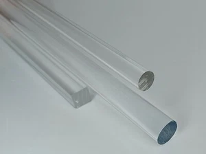 Acrylglas Rundstab Ø 25 mm glasklar, Stab Rund (28,60€/m) - Bild 1 von 2