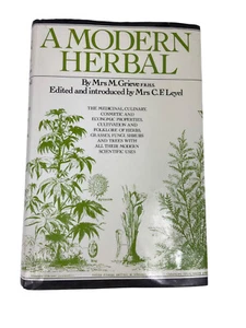 A Modern Herbal by Mrs M. Grieve (HC, 1996) DJ Medicinal Culinary Cosmetic Vintage - Bild 1 von 16