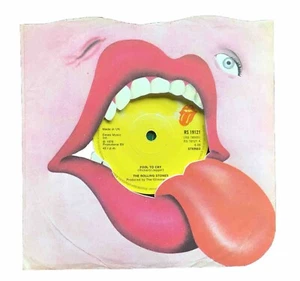 E685, Fool To Cry, The Rolling Stones 7”45rpm Single, Very Good Plus Condition - Imagen 1 de 4
