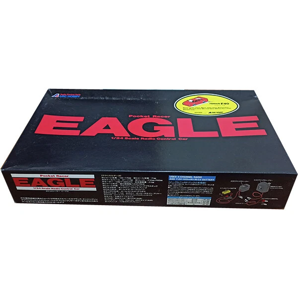 ABC HOBBY Pocket Racer EAGLE 1/24 Scale Radio Control Car FERRARI F40 - Image 1 of 1