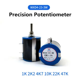 WXD4-23-3W Precision wire wound potentiometer 1K 2K2 4K7 10K 22K 47k - Picture 1 of 5
