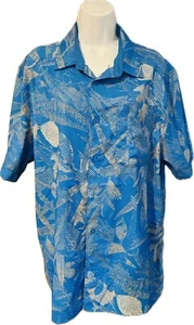 Under Armour Men’s L UPF 30 Dockside SS Novelty Blue Button Shirt 1376577 407 XL - Picture 1 of 7