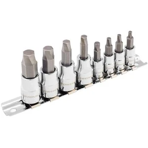 Powerbuilt 8 Piece Zeon SAE Hex Bit Socket Set for Damaged Bolts - 240093 - Bild 1 von 4