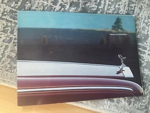 ROLLS ROYCE SILVER SHADOW II. BROCHURE. 1977 - Picture 1 of 4
