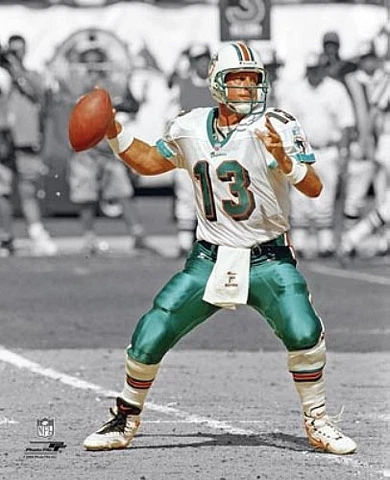 DAN MARINO "Spotlight" Miami Dolphins LICENSED un-signed poster print 8x10 photo Cover