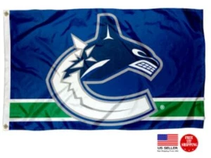 Vancouver Canucks Flagge 3x5 Banner 3 x 5 Mann Höhle Heckfahnen Neu - Bild 1 von 10