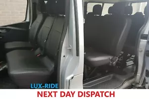 TAILORED SEAT COVERS For RENAULT TRAFIC MINIBUS 9 SEATS 2015 - 2024 - Picture 1 of 10