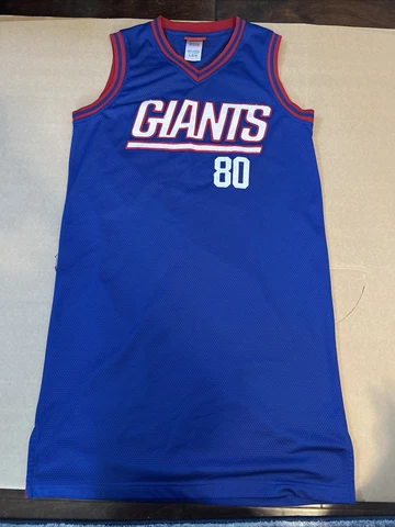 REEBOK NEW YORK GIANTS JEREMY SHOCKEY 80 EMBROIDERED SLEEVELESS JERSEY Large NY Cover