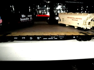 Jersey Central Lines 70t. 53' 6" flatcar # 378 - Picture 1 of 4