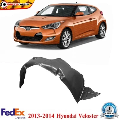 Guardabarros delantero del lado del pasajero HY1249153 para Hyundai Veloster 2013 2014 2015 Foto 1 de 4
