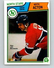 1983-84 O-Pee-Chee #184 Keith Acton  Minnesota North Stars V27330