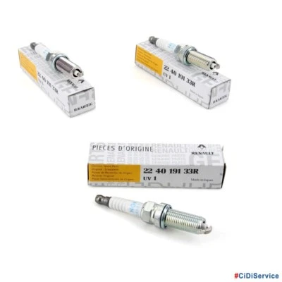 Kit 3 Candele Accensione Originali Renault Clio IV Capture Dacia 0.9 1.2 TCe - Bild 1 von 3