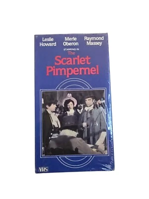 Vintage The Scarlet Pimpernel VHS - Leslie Howard, Merle Oberon - New Sealed - Image 1 of 2