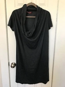 Comptoir Des Cotonniers Navy Blue Cotton Tunic Drape Dress S Small - Picture 1 of 5