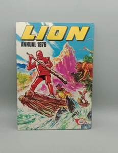 Vintage Lion Annual 1976 Hardcover Book A Fleetway Annual - Bild 1 von 12