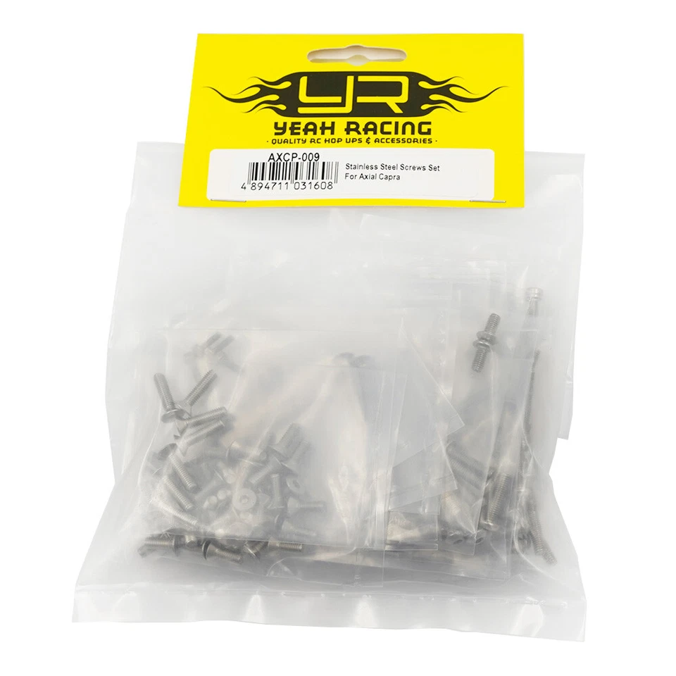NEW Yeah Racing AXCP-009 Stainless Steel Screws Set : Axial Capra - Image 1 of 1