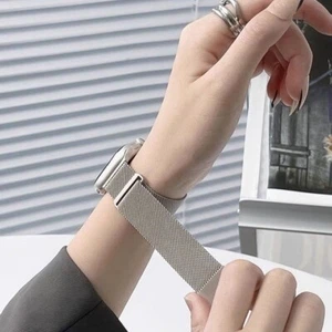 For Apple Watch Ultra 9 8 7 6 5 4 3 SE Magnetic Milanese Loop iWatch Band Strap - Picture 1 of 40