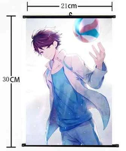 Anime Haikyuu high school volleyball Wall Poster Scroll Home Decor Cosplay 1034 - Picture 1 of 4