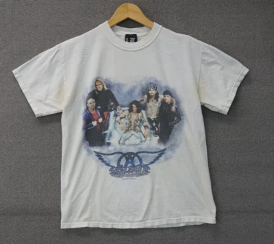 Vintage 1997 Aerosmith Tour Tee Shirt White Size Medium - Image 1 of 4