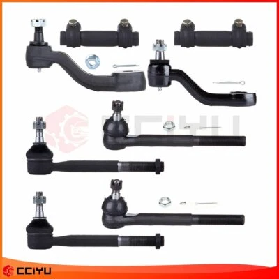 Set Of 8 For 1993-1999 GMC C1500 Suburban New Front Tie Rod End Suspension Kit Foto 1 de 4